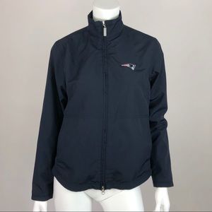 New England Patriots NFL Jacket Small Zip Light